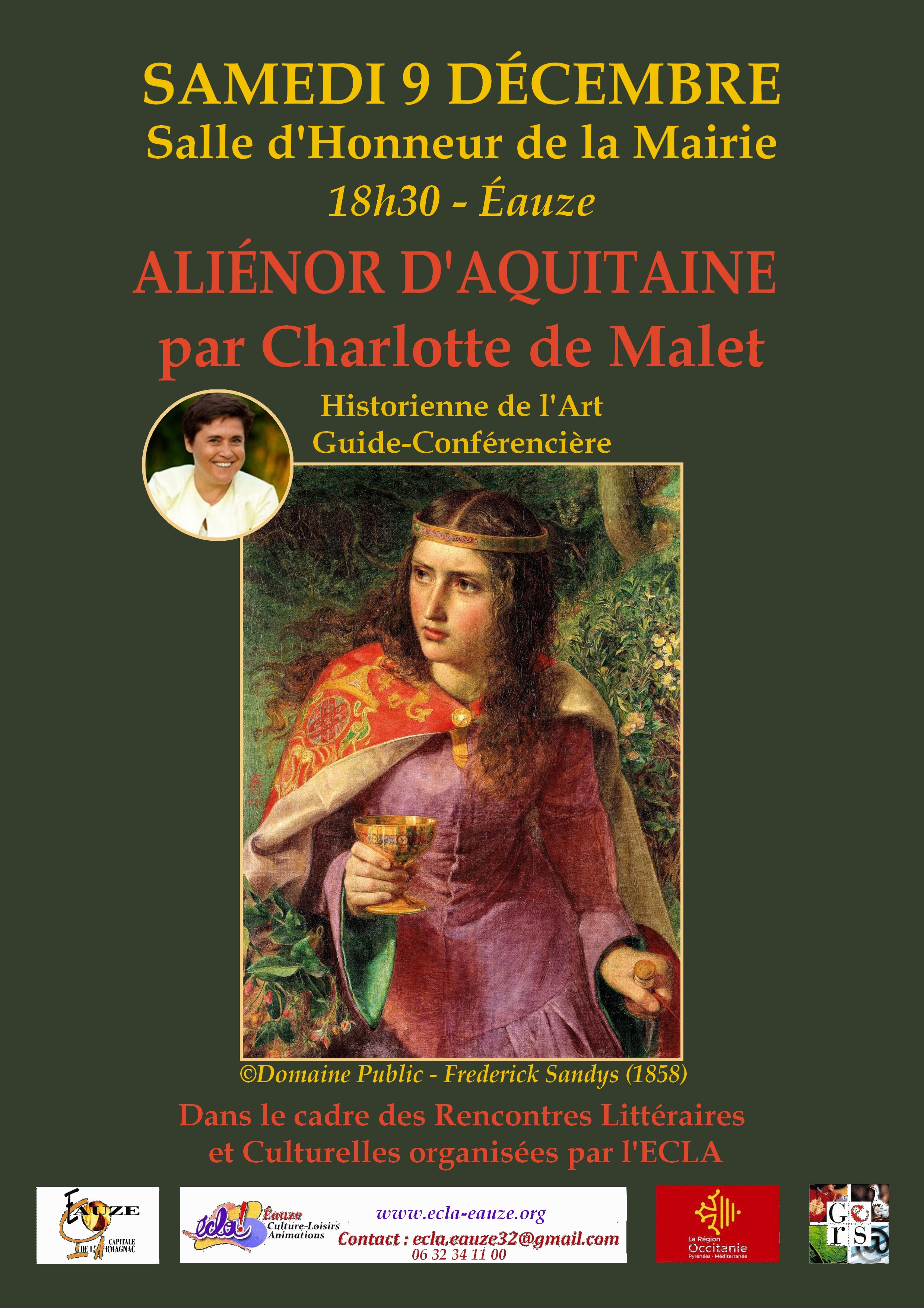 Aliénor d’Aquitaine par Charlotte de Malet