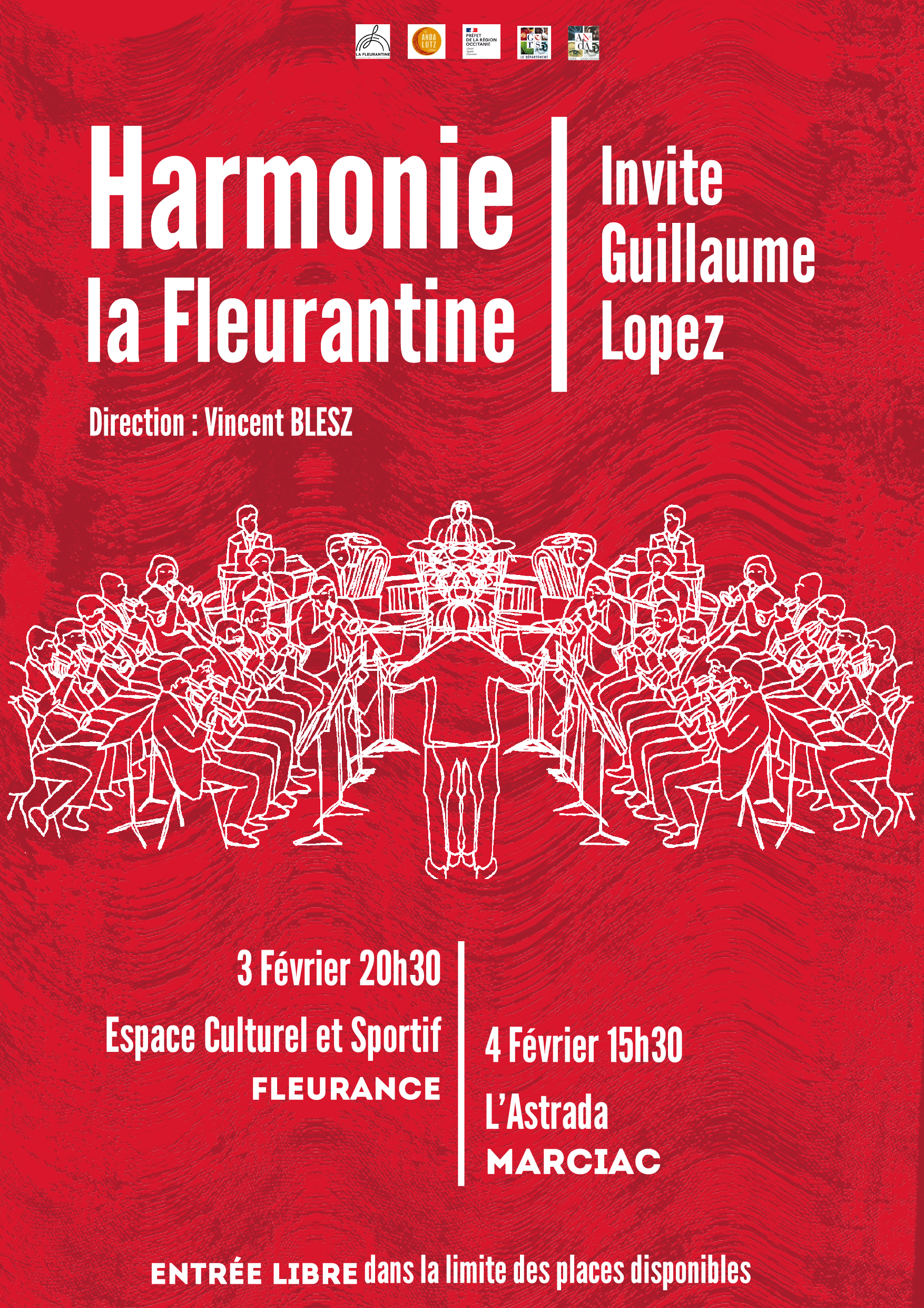 L’Harmonie La Fleurantine invite Guillaume Lopez
