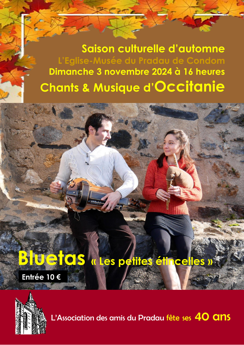 Concert de musique traditionnelle du Sud-Ouest avec « Bluetas »