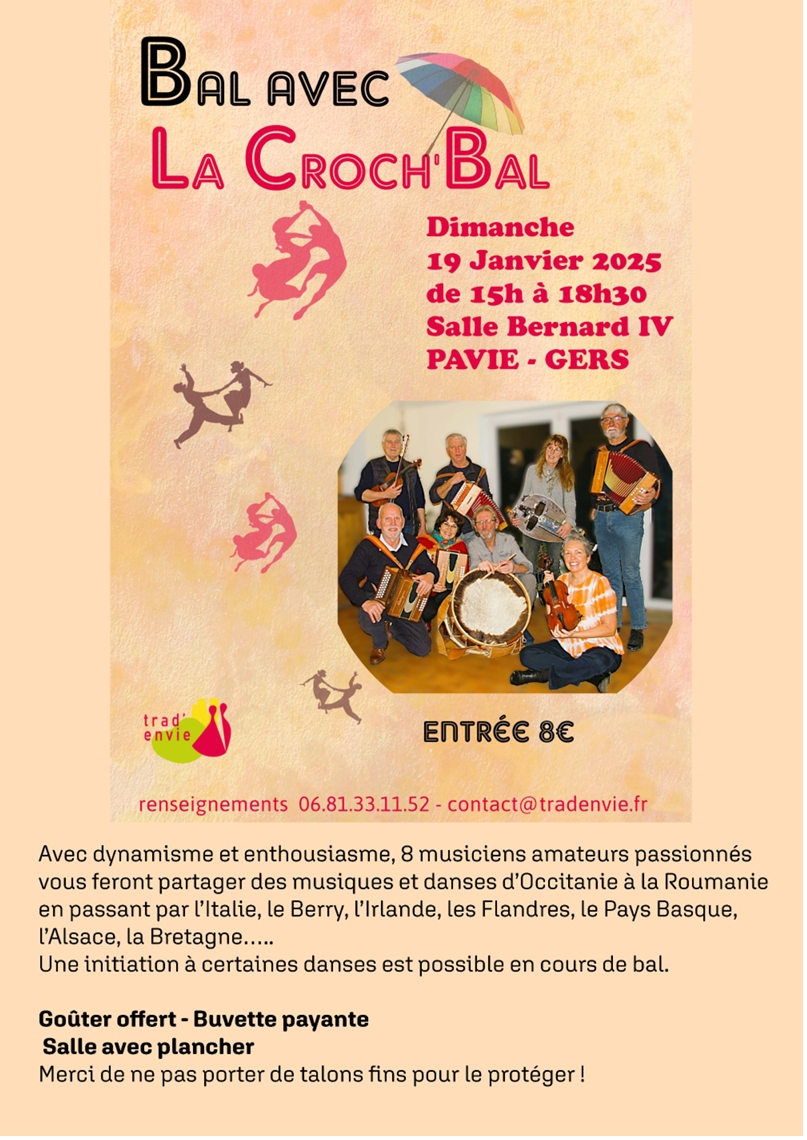 Trad’Envie : Bal d’Hiver avec la Croch’Bal